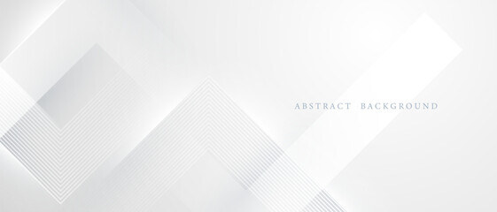 White geometric abstract background design modern illustrations - 781961505
