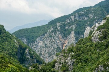 Fototapeta premium A beautiful view on Mount Olympus National Park in Greece