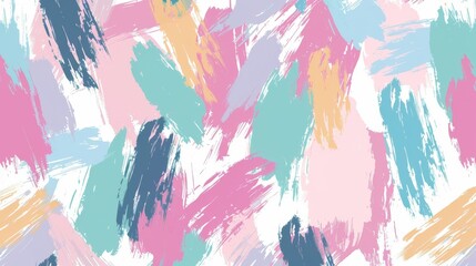 Background of pastel paint brush modern. Seamless pattern.