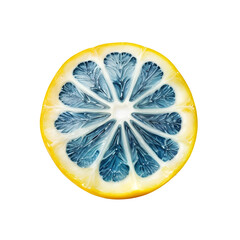 Isolated Blue Lemon