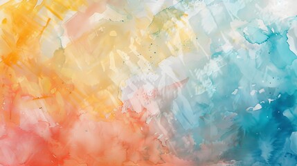 A pastel watercolor background with abstract elements...