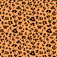 Vector of a seamless leopard pattern perfect for backgrounds and overlays