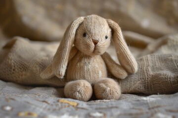 Adorable Stuffed Bunny - Perfect Companion for Children's Childhood