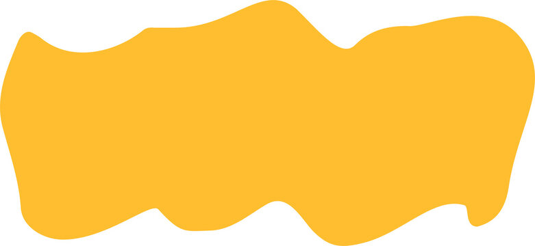 Abstract liquid shape. Organic flat blob. Irregular fluid bubble. Random wavy oval spot and curvy element. Amoeba rectangle box