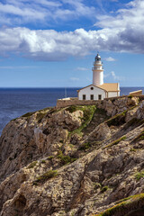 Fototapeta na wymiar Far de Capdepera, Capdepera lighthouse, in Mallorca, Balearic Islands, Spain