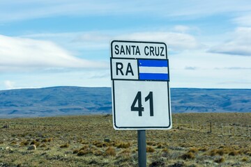 Road signs of Santa Cruz with number 41