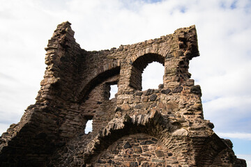 ruins of saint anthony's chapel in Edinburgh, Scotland