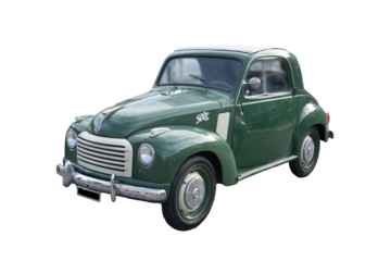 vintage car isolated on white png