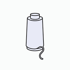 Thread  Icon. Sewing, Taylor Equipment Symbol. 
