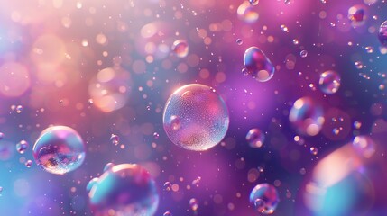 Floating holographic liquid blobs, soap bubbles, metaballs...