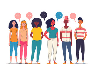 Fototapeta premium Creative And Humorous Social Media Campaign For Mental Health Awareness: Encouraging Open Discussion And Social Acceptance