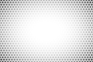 Abstract background consisting of hexagonal shapes with vanishing effect and transparency. Background with transparency effect. Abstract disappearing background.