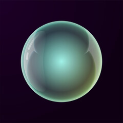 PNG balloons on a coral background. Vector flying balls. 