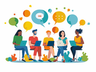 Animated Collaboration: Online Learners Engage in Dynamic Forum Dialogue
