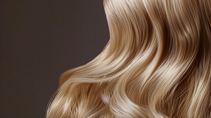 Fototapeta premium Hairstyle, beauty and hair care, long blonde healthy hair texture background for haircare shampoo, hair extensions and hair salon