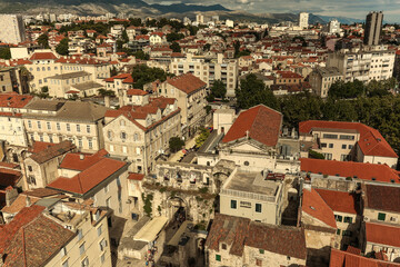 Fototapeta na wymiar Split town in Croatia.