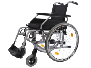 Wheelchair isolated with transparency
