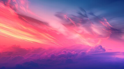 Obraz premium sunset in the clouds