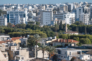 Nicosia old town and urban skyline at daytime. Cyprus