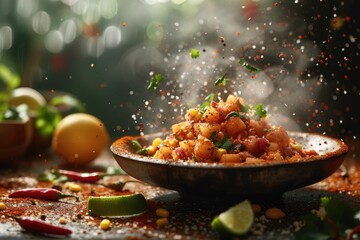Savor the flavors of mexican cuisine: a culinary journey of vibrant spices and traditional food...