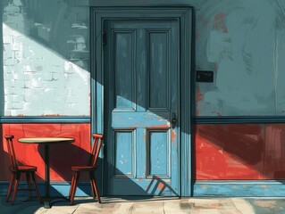 Urban scene, 