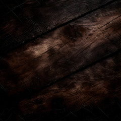 dark wood texture background with scratches and scuffs - obrazy, fototapety, plakaty