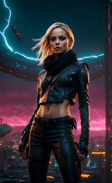 Blonde Cyberpunk 2077