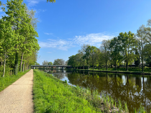 Path next to the Dortmund&ndash;Ems Canal in Lingen