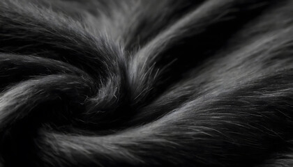 Textile Waves, Close-up of Artistic Design of Fur Fabric