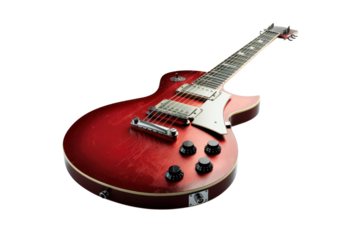 electric guitar
isolated on white background.