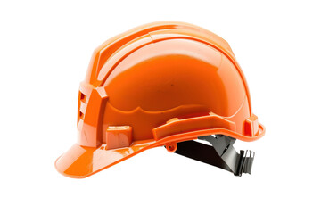 safety helmet orange
isolated on white background.