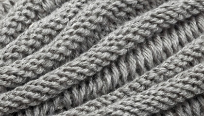 Textile Symphony: Artistic Close-Up of Woven Wool's Elegant Waves