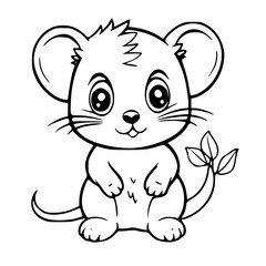 Mouse SVG, Mouse SVG, Mouse, line art png, line art svg, outline, illustration, cartoon, animal, mouse, vector, dog, pet, cute, rodent, bear, drawing, rat, funny, character, mammal, happy, isolated, n