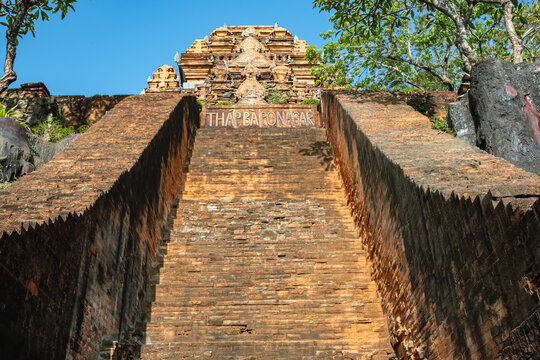 Po Nagar Cham Towers in Nha Trang, Vietnam. Thap Ba Po Nagar is a Cham temple tower