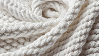 Fototapeta na wymiar Textile Symphony: Artistic Close-Up of Woven Wool's Elegant Waves