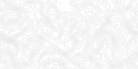 Topographic map. Geographic mountain relief. Abstract lines background. Contour maps. Vector illustration, Topo contour map on white background, Topographic contour lines vector map seamless pattern.