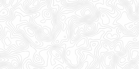 Topographic map. Geographic mountain relief. Abstract lines background. Contour maps. Vector illustration, Topo contour map on white background, Topographic contour lines vector map seamless pattern.
