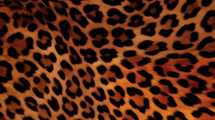 Vibrant and Detailed Image of Leopard Print Pattern on Textile
