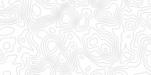 Topographic map. Geographic mountain relief. Abstract lines background. Contour maps. Vector illustration, Topo contour map on white background, Topographic contour lines vector map seamless pattern.