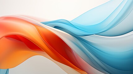 Abstract background with lines, waves and shapes