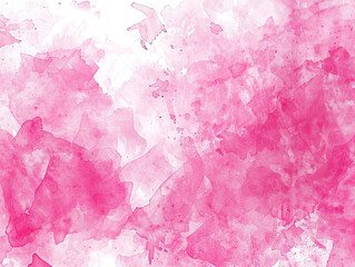 Fototapeta premium Pink watercolor background, Paper texture, Design decoration, Handmade pattern