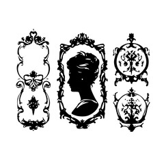 Double Frame SVG, Square Frame Bundle, Double Border, Rectangle, Circle Frame, Oval, Doodle, Cricut, Silhouette, Frame Border SVG Bundle, Square Frames SVG, Fancy Borders SVG, Fancy Frame svg, Frame S