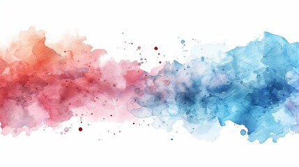 Watercolor Borders: A collection of vector borders with watercolor textures