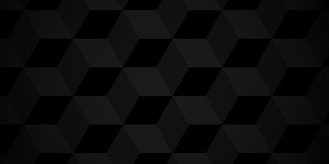 	
Vector minimal Black cube geometric seamless background. Seamless blockchain technology pattern. Vector illustration pattern with blocks. Abstract geometric design print of cubes pattern. - obrazy, fototapety, plakaty