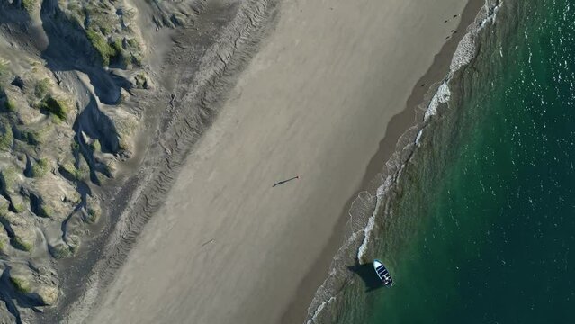 Magdelene Bay Puerto Chale Sand Dunes Marguerite Island Aerial