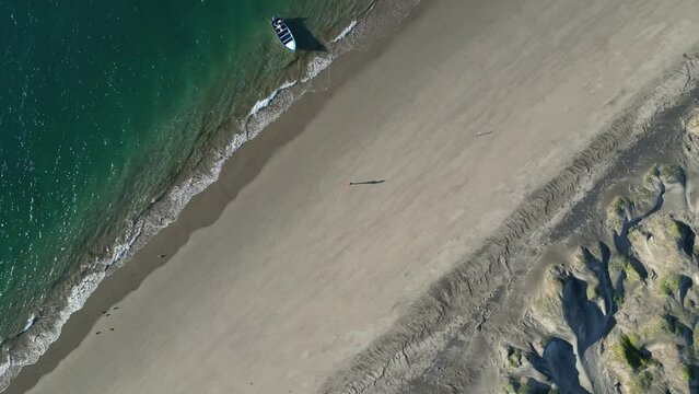 Magdelene Bay Puerto Chale Sand Dunes Marguerite Island Aerial