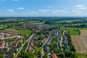 Ursberg im südlichen Landkreis Günzburg in der Region Donau-Iller