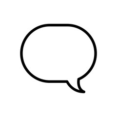 Naklejka premium Speech bubble icon