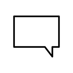 Speech bubble icon