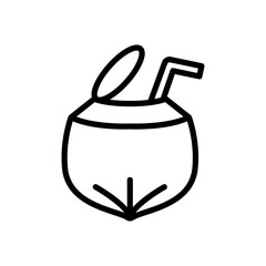 Coconut juice icon
